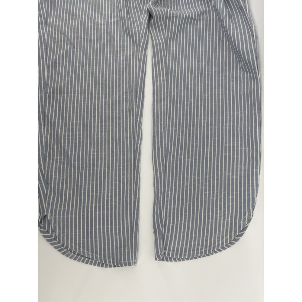 Marine Layer Women Pants L Striped Tencel Pull On Pockets Stretch Momcore Lounge - Picture 9 of 10